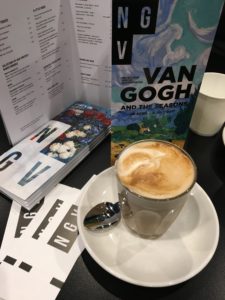 Van Gogh ในผลงานชุด the Seasons Coffee at NGV with Van Gogh Theme