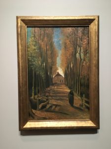 Avenue of Poplars in Autumn - 1884 Vincent van Gogh