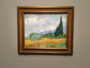 Wheat field, with cypresses Vincent Van Gogh